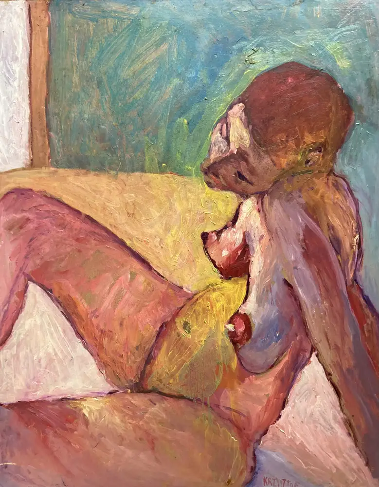 3 Months — portrait oil painting by Krzysztof Doniewski