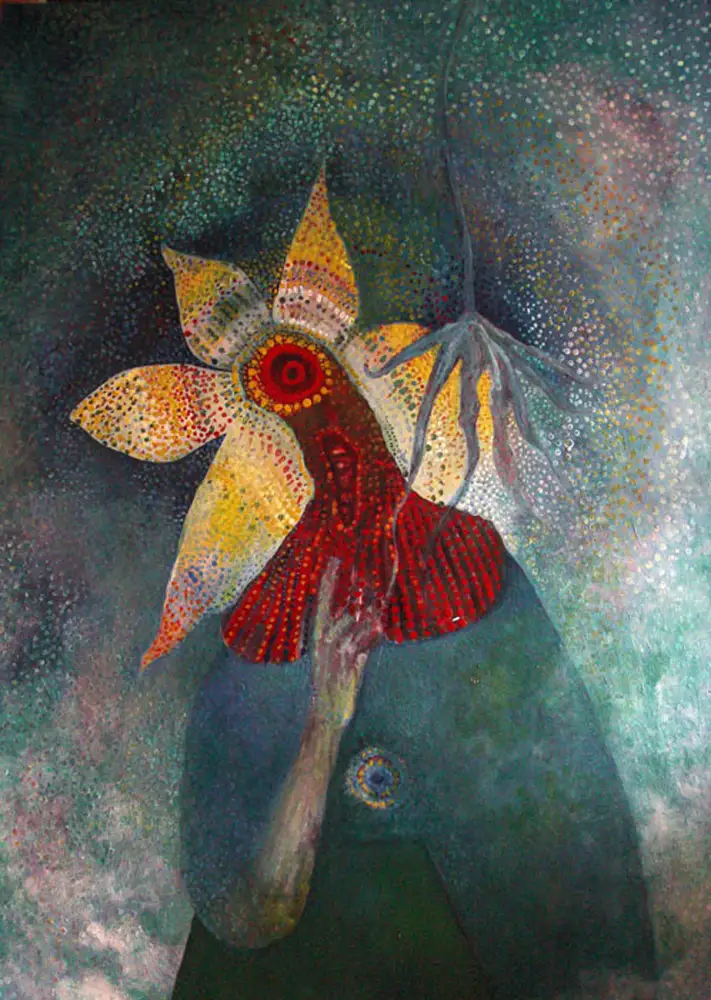 Atlantis — portrait oil painting by Krzysztof Doniewski