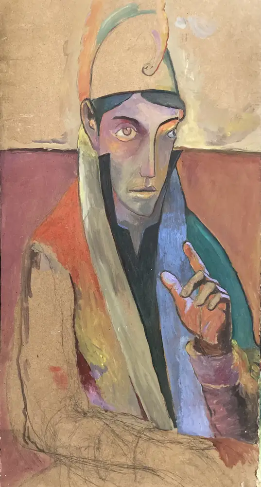 Figure 3 — portrait oil painting by Krzysztof Doniewski