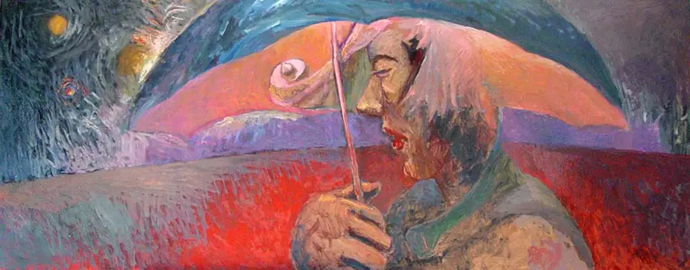 Ostatni 2 — portrait oil painting by Krzysztof Doniewski