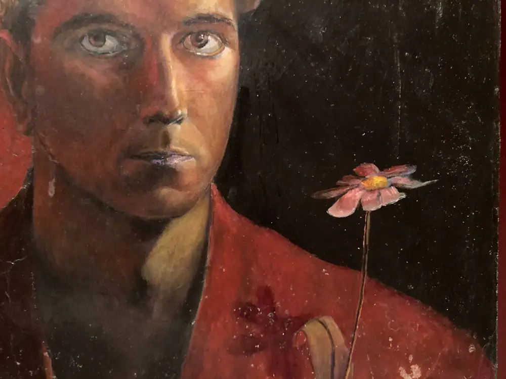 Selfport 2 — portrait oil painting by Krzysztof Doniewski