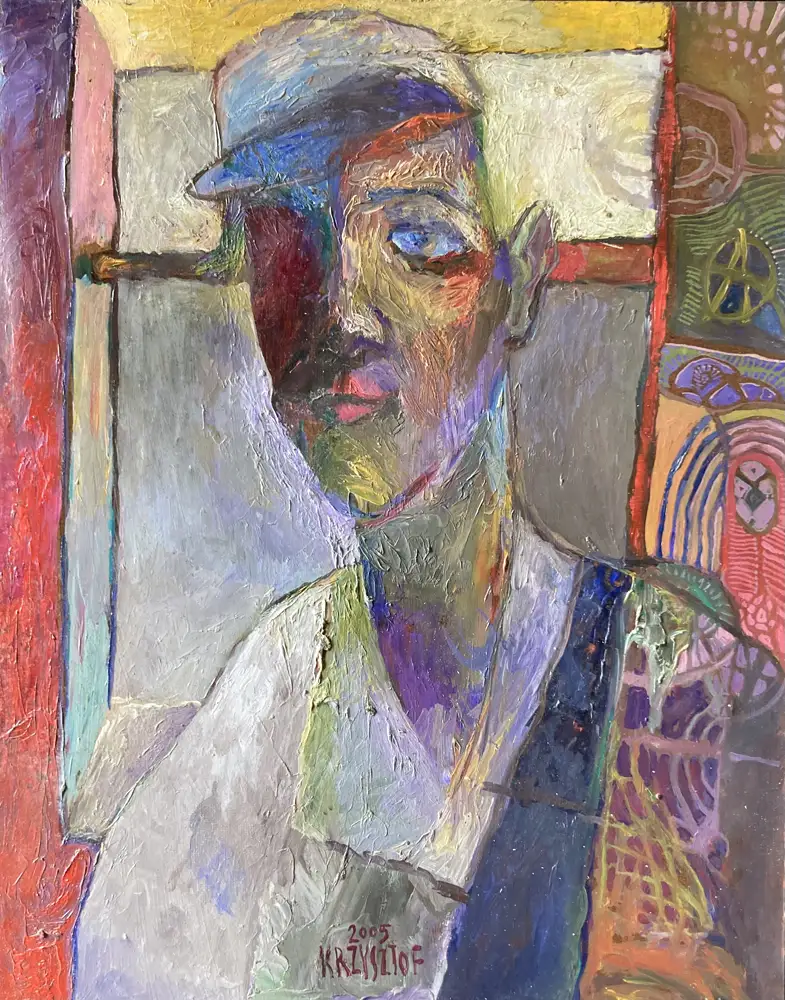 Young Boy — portrait oil painting by Krzysztof Doniewski